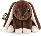 Brease Animal de peluche de conejo marrón con peso de 5 libras sin perfume, grande, bonito conejo de peluche para abrazo suave y momentos tranquilos, compañero suave para niños y adultos, peluche