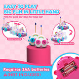 AEROQUEST Juguetes de unicornio para niñas, auto a control remoto p...