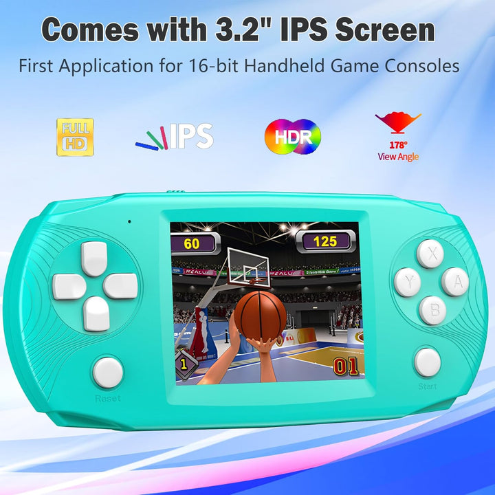 Great Boy Juegos de mano de 32 bits para niños con 139 videojuegos,...