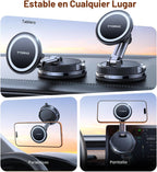 TORRAS - Aspiradora Magsafe 2026 para montaje de automóvil 【98+LBS de succión más fuerte y ultra imán】 Soportes magnéticos para teléfono para tu automóvil, soporte de teléfono ajustable de 360° para