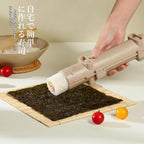 Delamu Kit de fabricación de sushi, kit de rodillos de bazuca 20 en 1 con cuchillo de chef, alfombrillas de bambú, molde de arroz, alfombrillas de sushi Temaki, paleta de arroz, esparcidor, palillos,