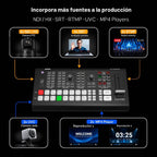 Osee GoStream Duet 8 ISO - Conmutador de vídeo en vivo, 4 HDMI + 4 SDI, XLR