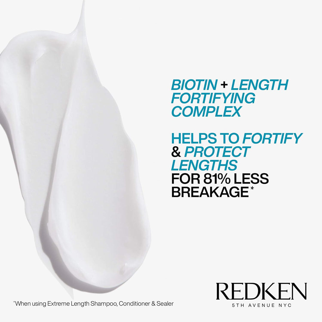 Redken Extreme Length Biotin Shampoo For Longer Hair \u2013 Promote...