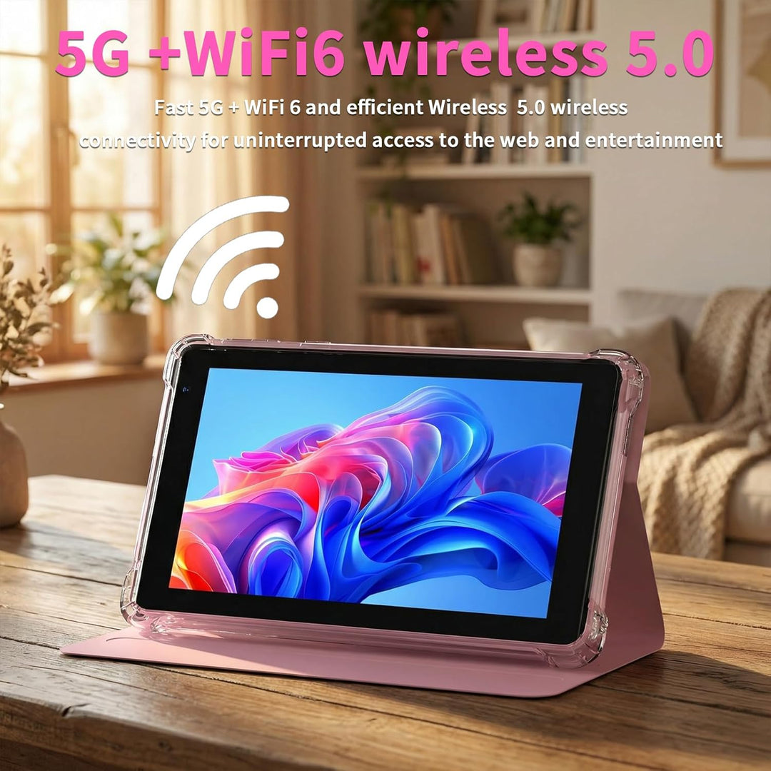 ATOZEE Tableta Android de 7 pulgadas con funda, tablet PC Android O...