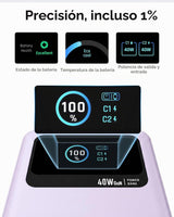 MOKiN Banco de energía 3 en 1, cargador portátil de 10000 mAh 40 W...