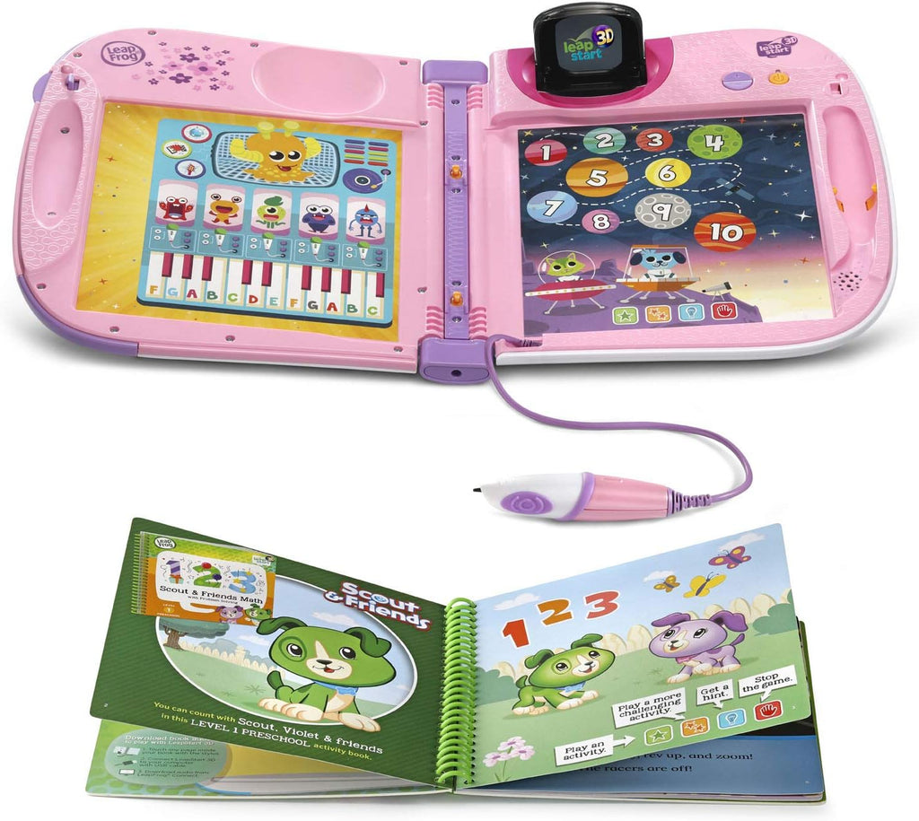 LeapFrog LeapStart - Sistema de aprendizaje interactivo 3D, de color violeta