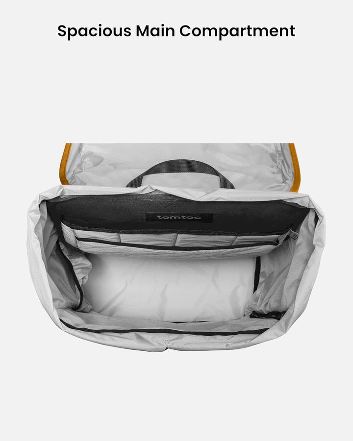 Mochila tomtoc de 22L con solapa para portátil, ligera, resistente...