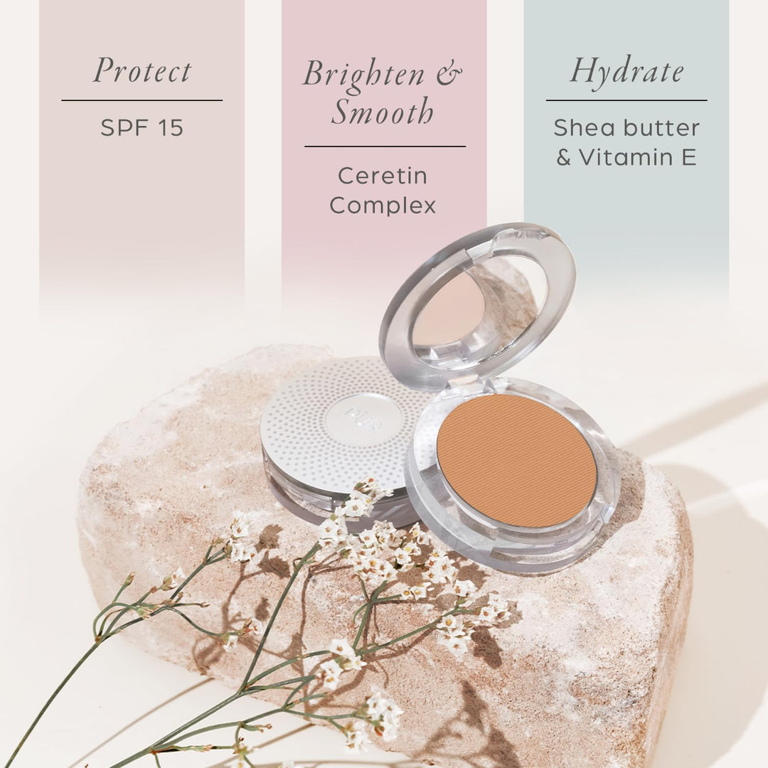 PÜR MINERALS Base de Maquillaje Mineral Prensada 4 en 1 en Polvo co...
