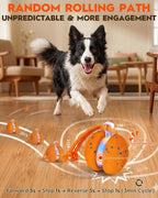 Pelota interactiva para perros, balanceo irregular y juguete activado