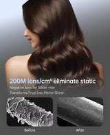 Secador de Pelo con Difusor, CONFU Secador de Pelo para Cabello Riz...