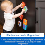 Fat Brain Toys PlayTab Essentials, tablero modular de actividades sensoriales, tablero de actividades para niños pequeños y bebés a partir de 12 meses