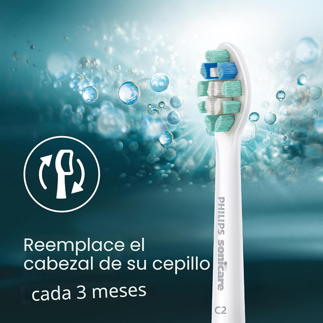 Philips Sonicare C2 Plaque Control - Cabezales de repuesto genuinos...