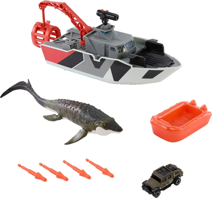 Mattel Matchbox - Juego de autos de juguete Jurassic World
