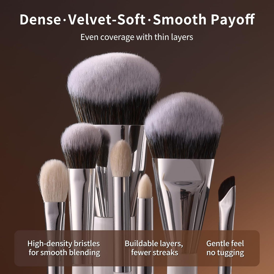 Albeaut - Juego de brochas de maquillaje, 7 brochas para sombra de...