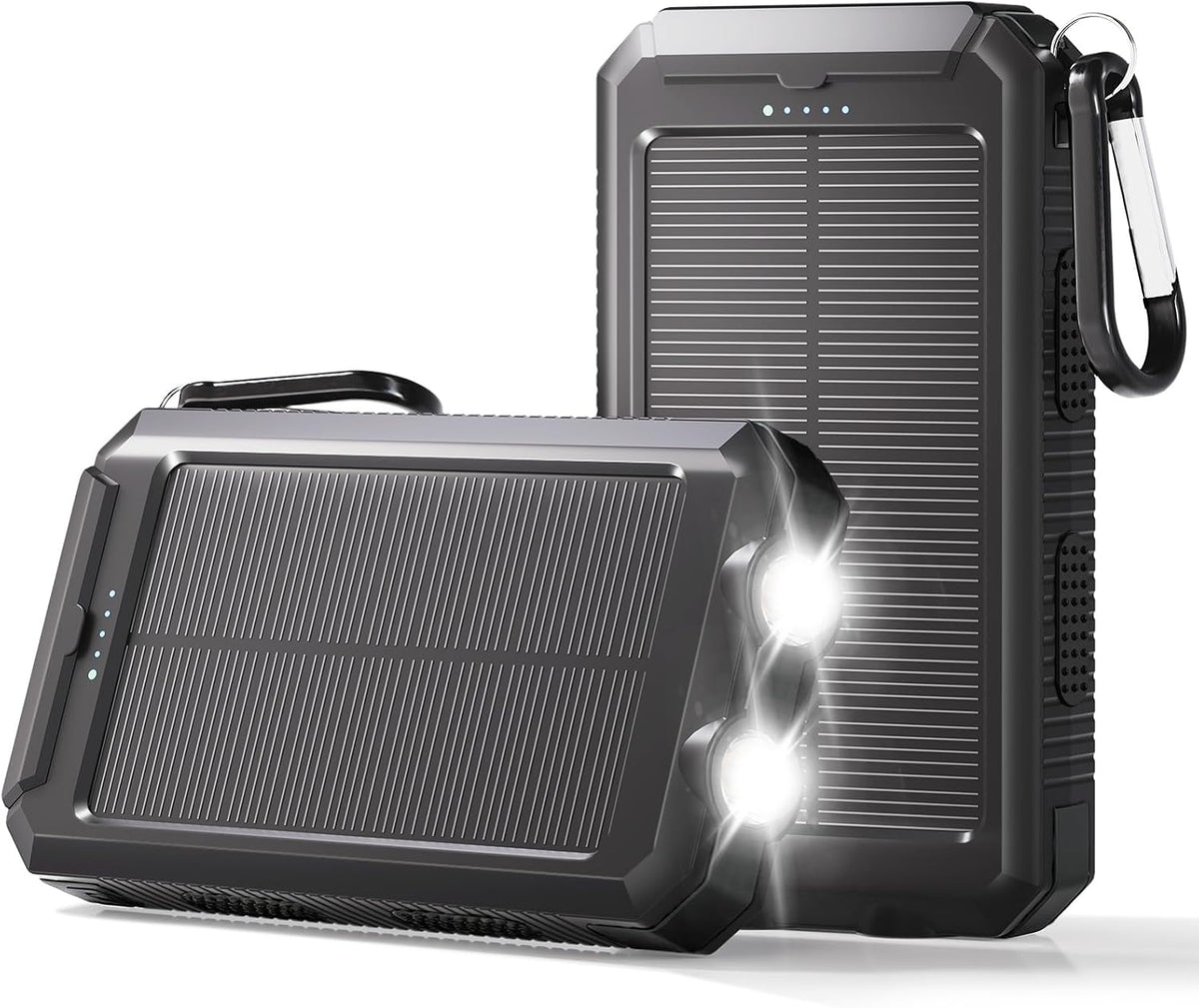 Banco de energía solar 38800mAh cargador portátil para teléfono con...