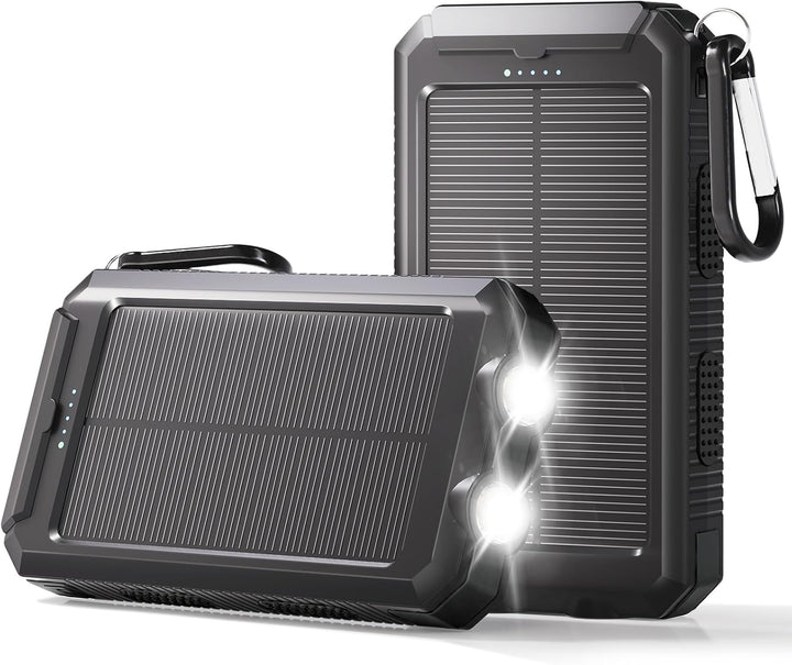 Banco de energía solar 38800mAh cargador portátil para teléfono con...