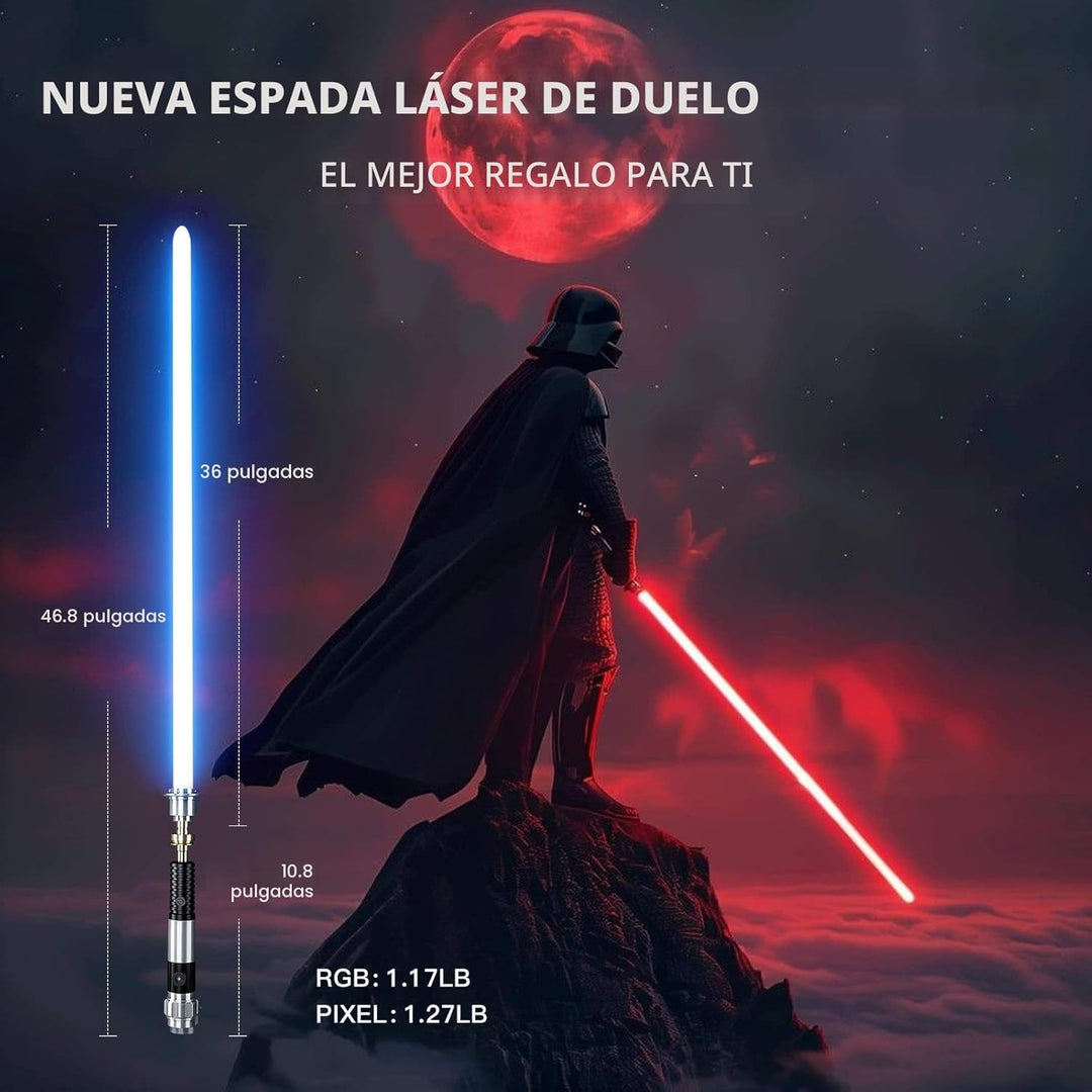 PKSTVB Mejora de aplicación de control OBW Sable de luz para duelo,...