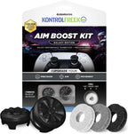 KontrolFreek Kit de mejora de puntería para control de PlayStation 5 (PS5) y PlayStation 4 (PS4) | Incluye pulgares de rendimiento y anillos de precisión | Edición Black Galaxy