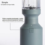 Beast Mighty 850 Plus - Licuadora personal, recipiente XL, niebla, 850 W
