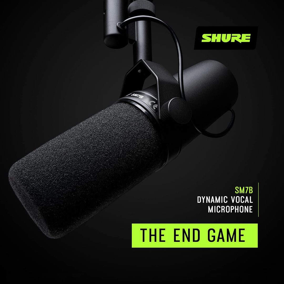Shure SM7B Micrófono dinámico vocal \u2013 Micrófono de estudio XLR...