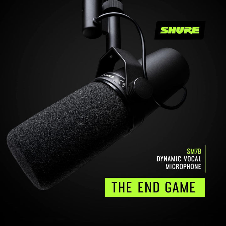 Shure SM7B Micrófono dinámico vocal \u2013 Micrófono de estudio XLR...