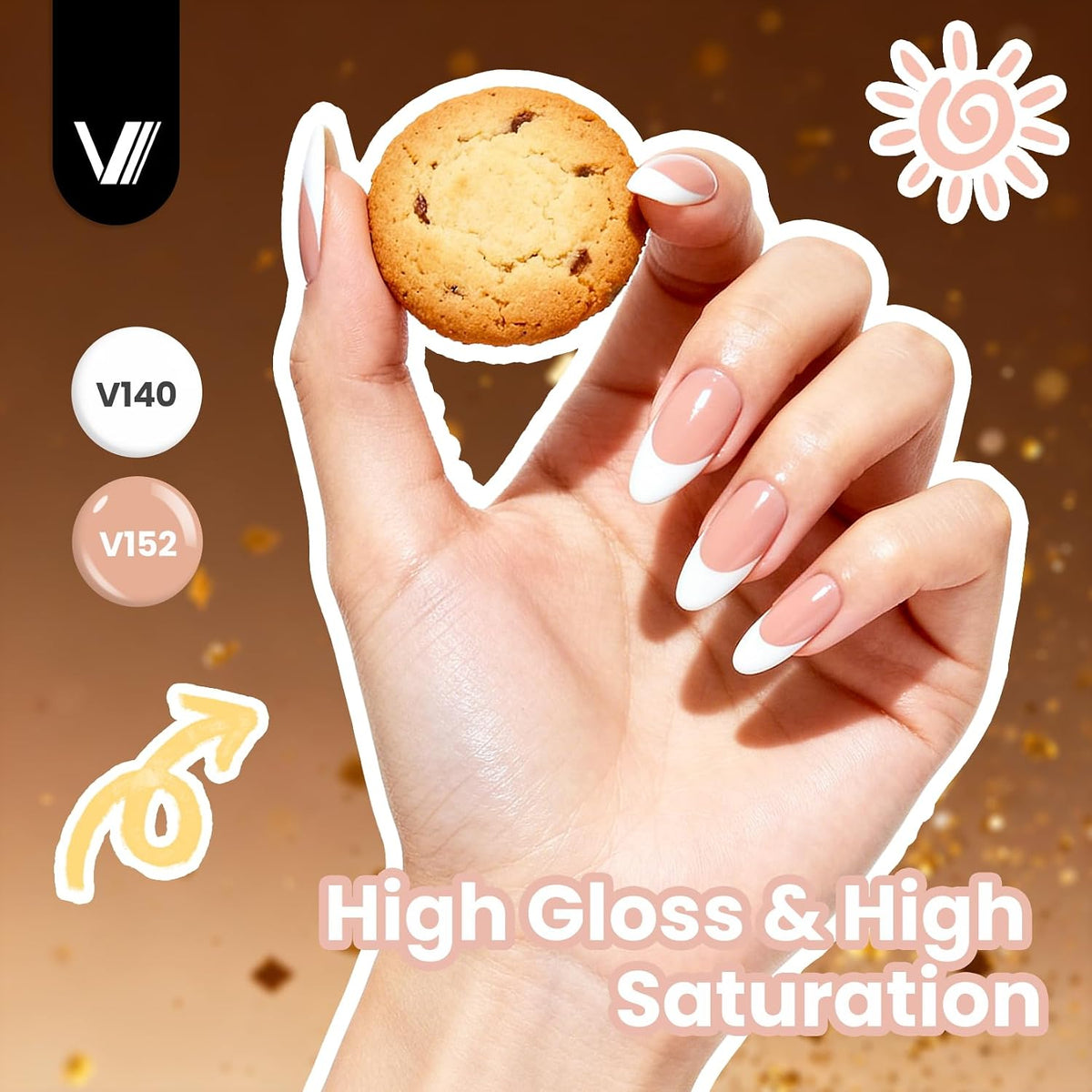 VANREESA Juego de 24 Piezas de Esmalte de Uñas en Gel - Colores Ele...