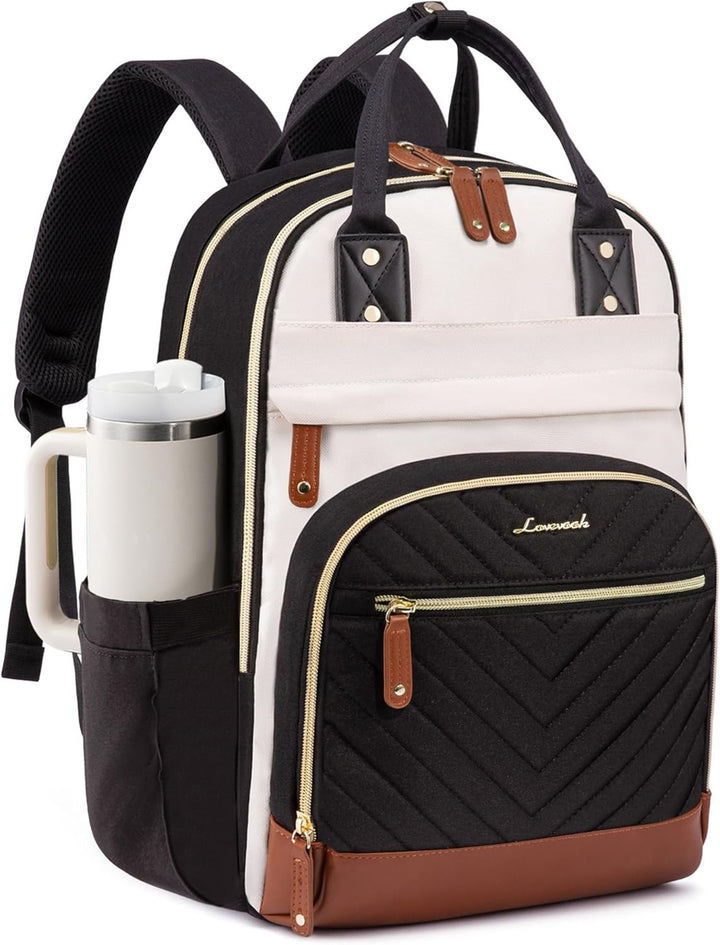 LOVEVOOK - Mochila para laptop para mujer, mochilas de viaje de tra...