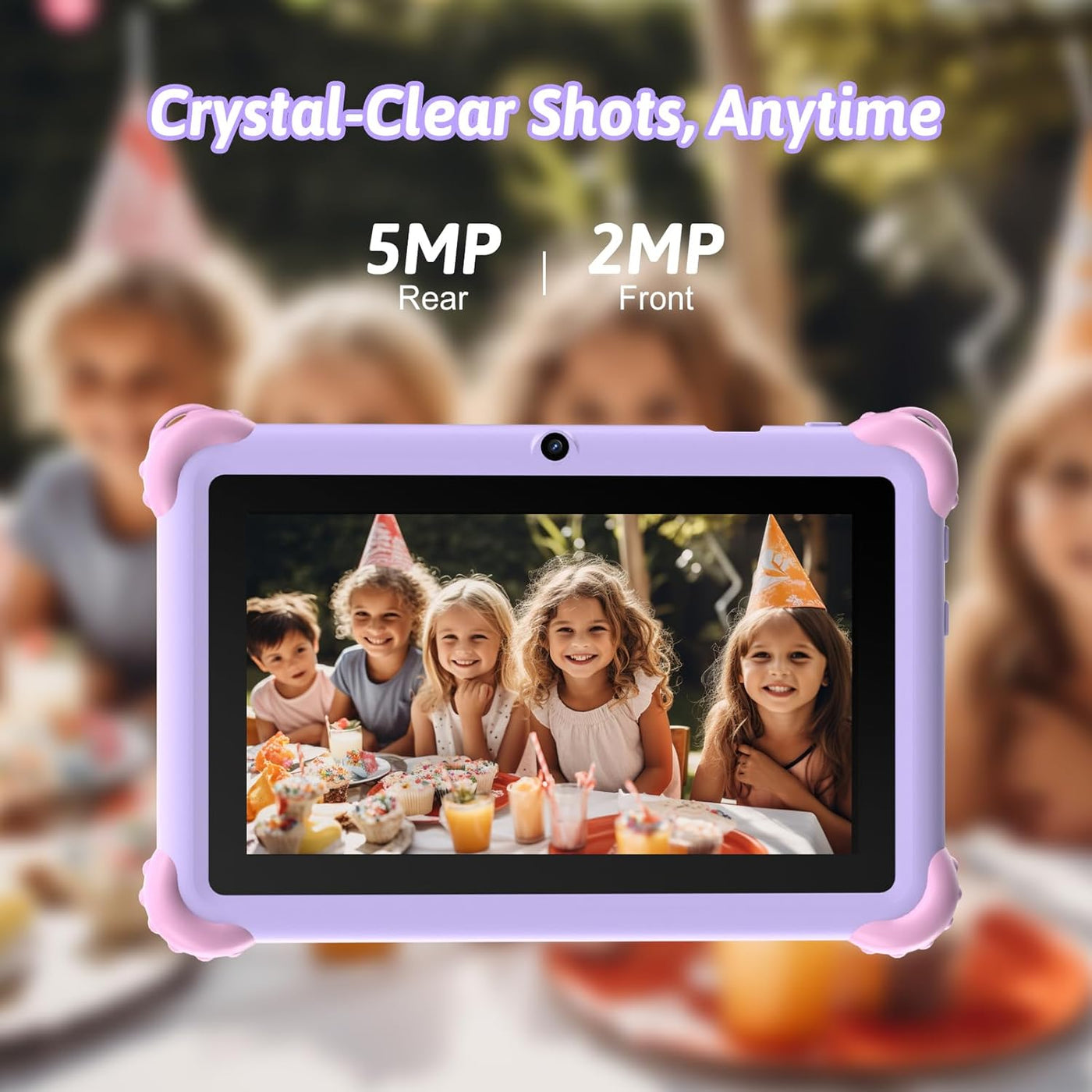 Tablet infantil de 7 pulgadas para niños pequeños, Android 12, 4 GB...