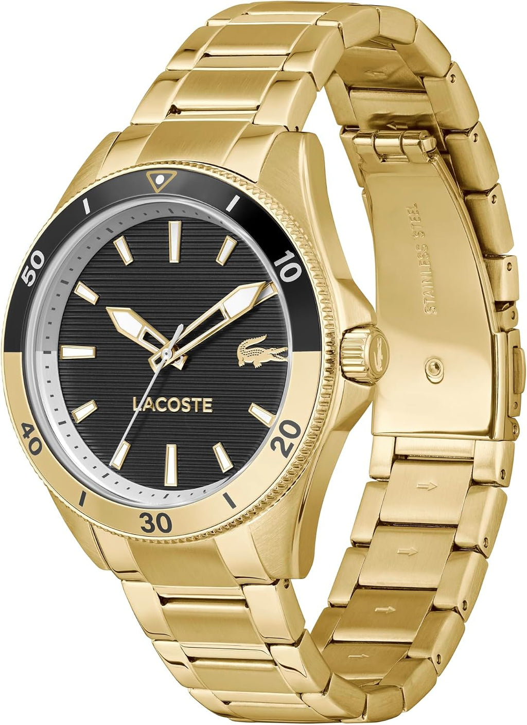 Reloj de cuarzo Lacoste Mainsail para hombre - 3 agujas - Diseño deportivo y versátil - Regalo para él - 42 mm