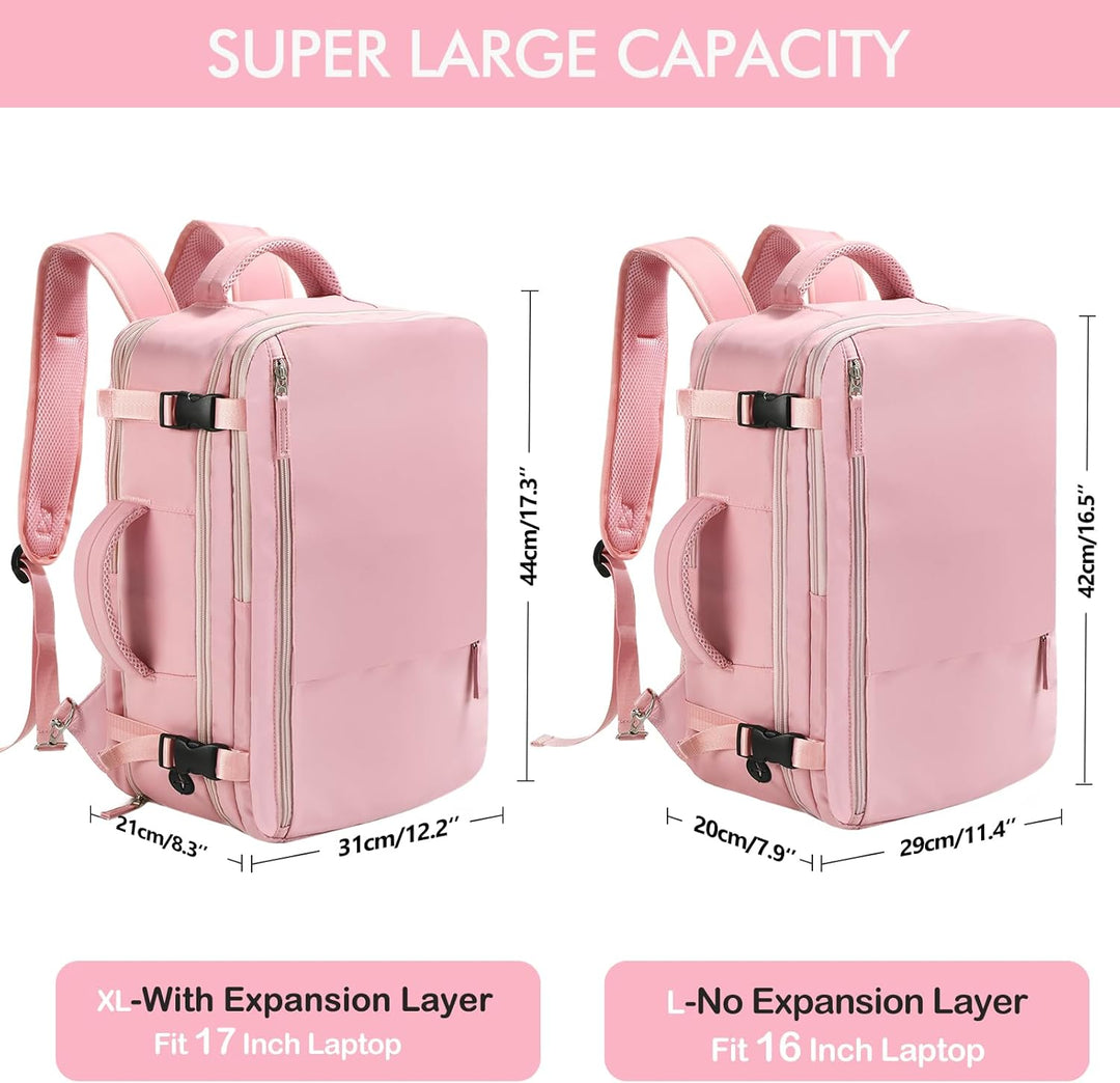 Mochila de viaje Beraliy aprobada por aerolíneas, equipaje de mano...