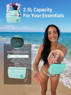 niphean Riñonera impermeable IPX7, bolsa seca magnética con cierre de una