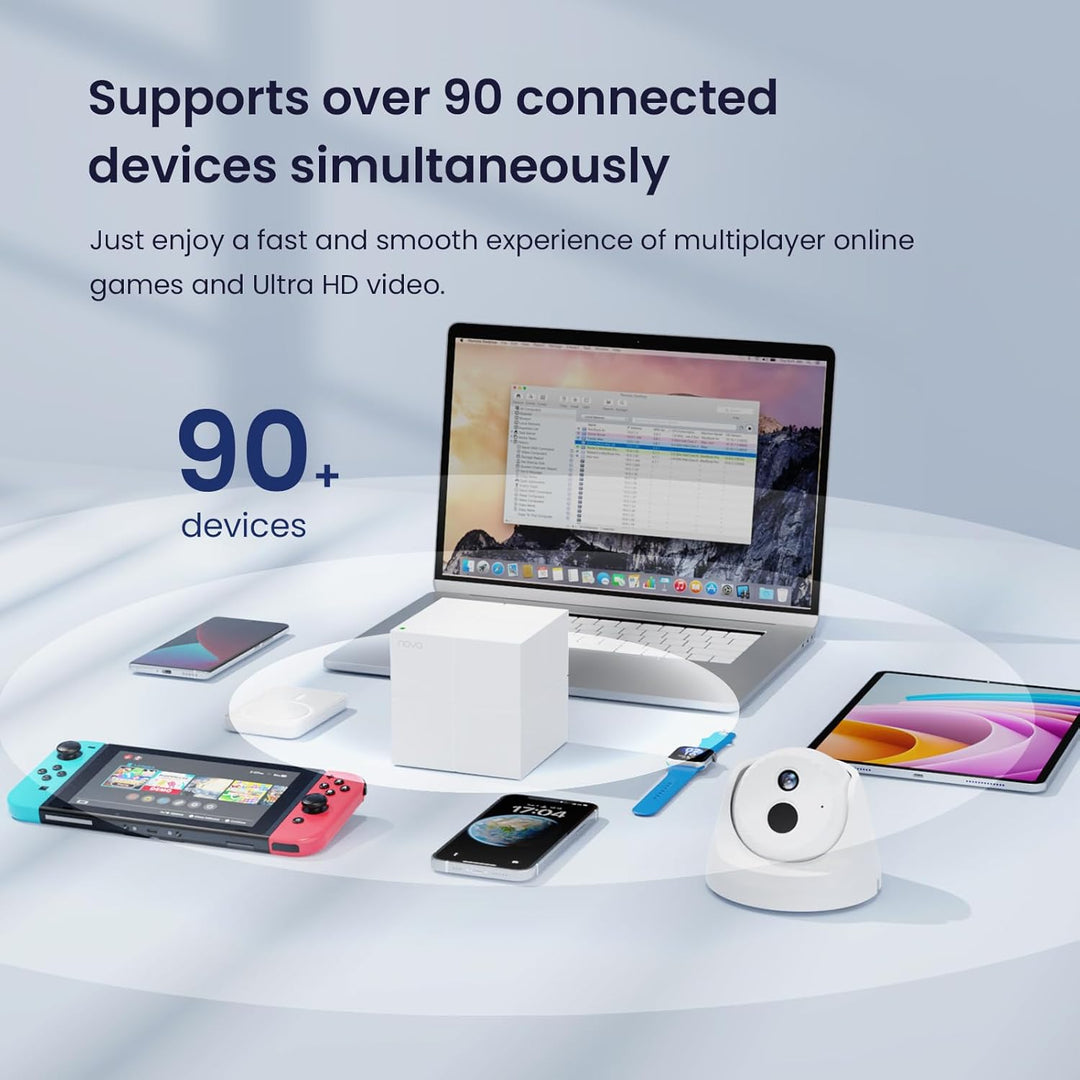 Sistema de WiFi de malla Tenda Nova MW6 - Cubre hasta 2400 pies cua...