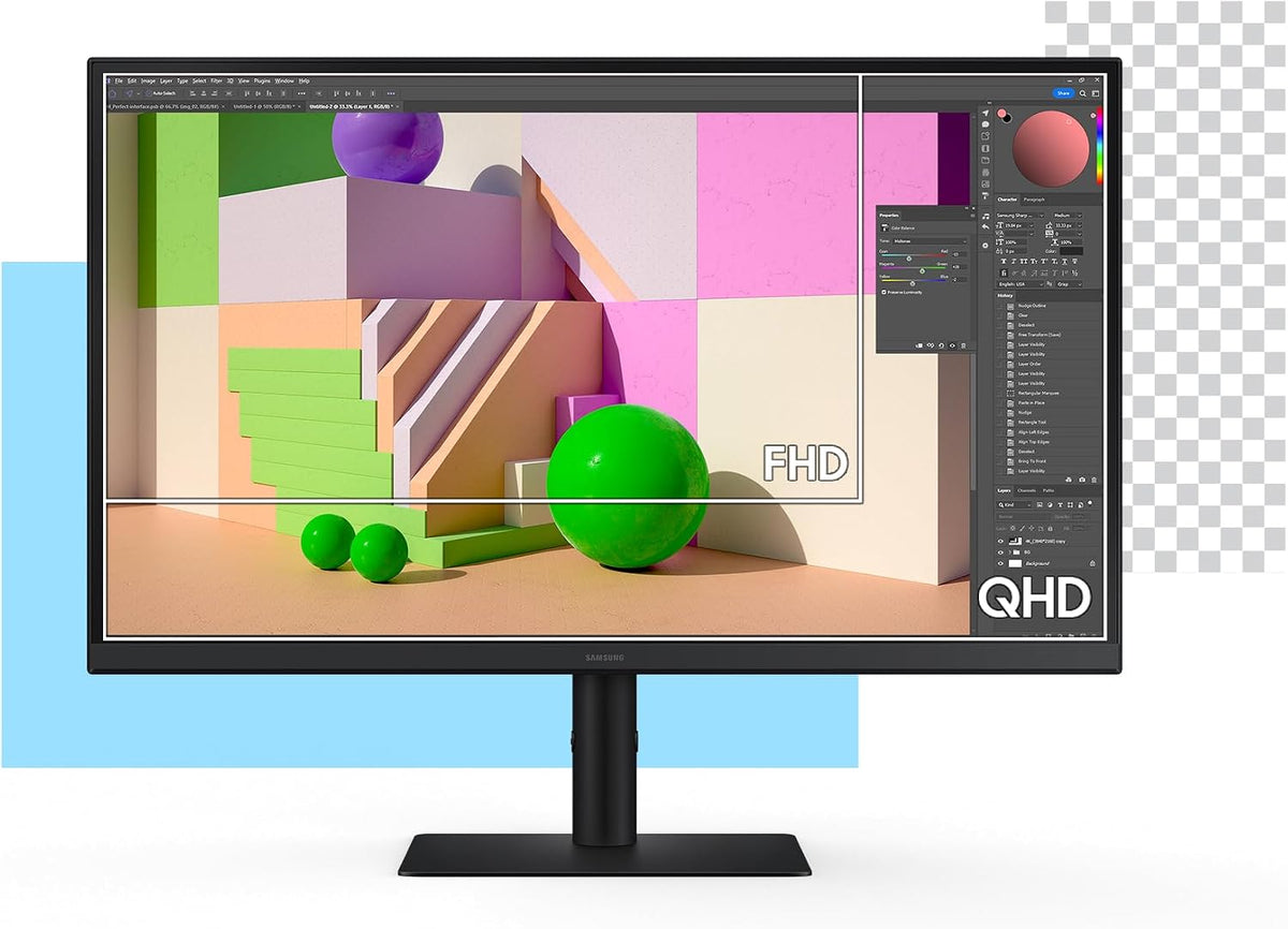 Samsung Monitor QHD ViewFinity S6 (S61F) de 27 pulgadas, QHD (2560...