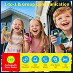 Walkie Talkie para niños, 3 unidades, juguetes Walkie Talkies para niñas y niños, radios de dos vías con 3 millas de larga distancia y 22 canales, niños Walky Talky para 3 – 12