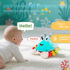 Juguete musical de cangrejo para bebé, juguetes sensoriales para bebés de 6