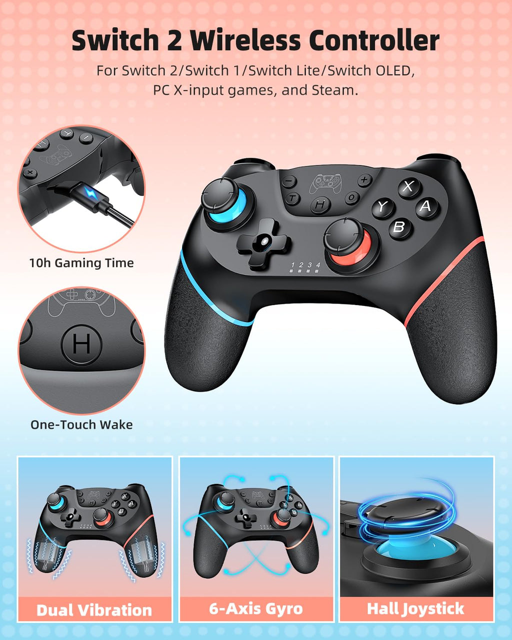Accesorios para Switch 2: Kit Bundle de 17 en 1 para Nintendo Switch 2