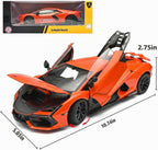 Modelos de automóviles fundidos a presión a escala 1/18, compatibles con