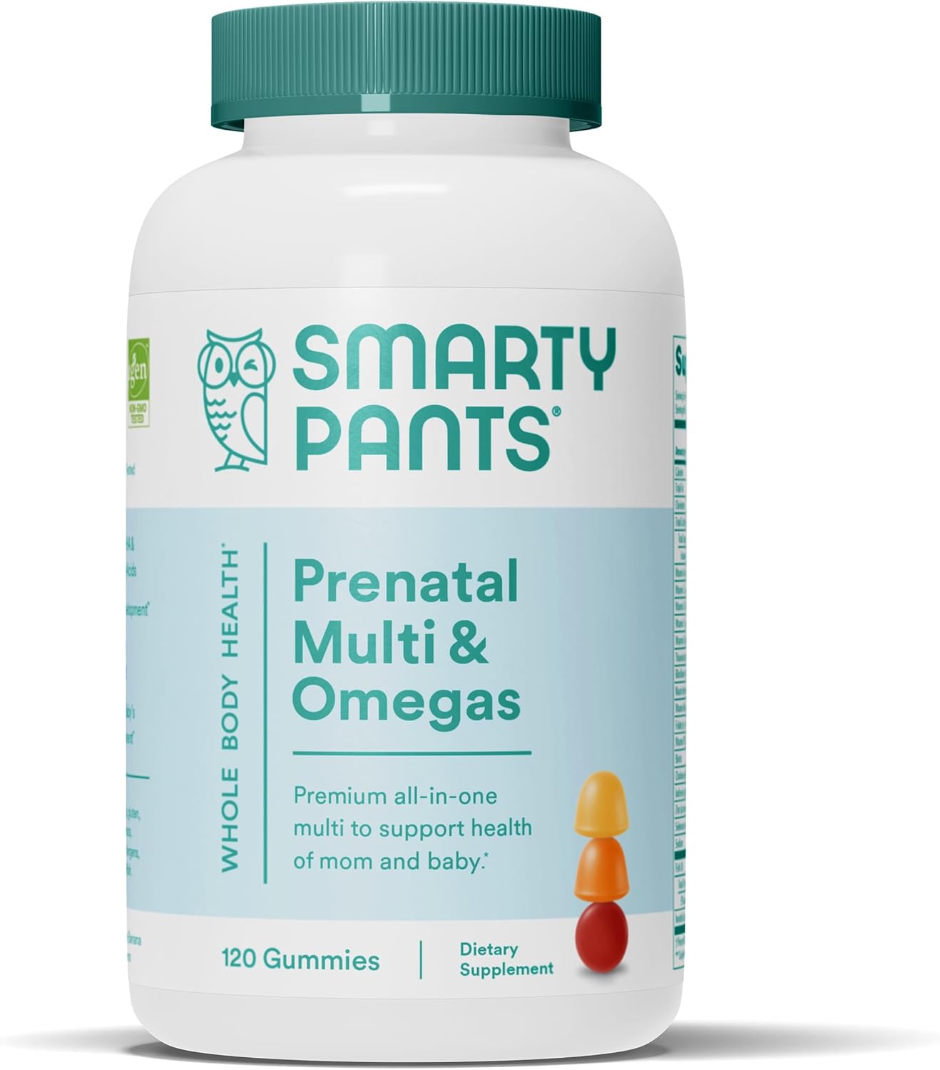 SmartyPants Vitaminas prenatales para mujeres y multivitamínicos pa...