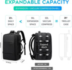 Mochila de vacío de aire BANGE, Negro