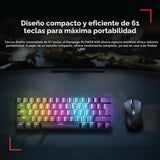 Rampage Plower K60 Teclado mecánico para juegos \u2013 62 teclas, r...