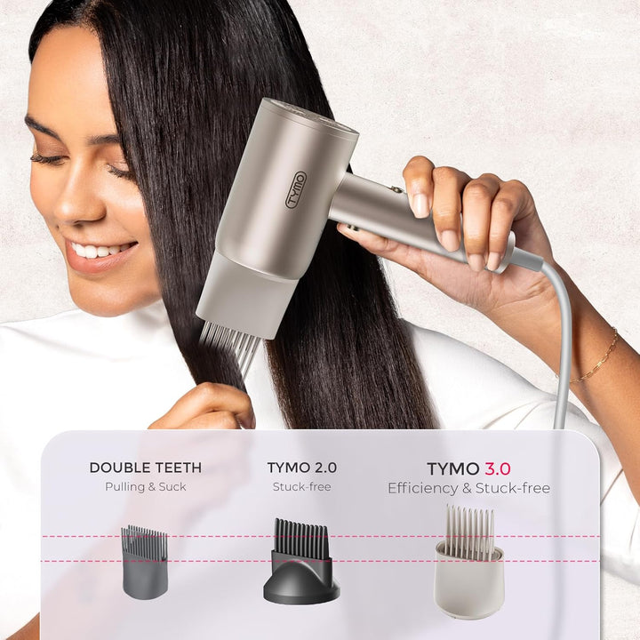 TYMO Secador de pelo difusor, secador de pelo iónico de 300 millone...