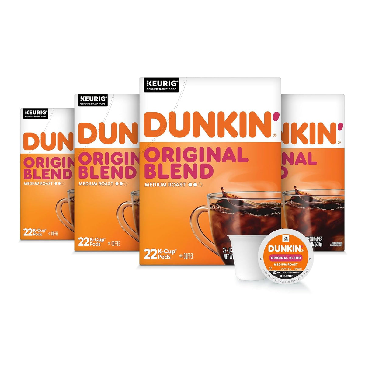 Dunkin' Original Blend - Cápsulas Keurig K-Cup de café tostado medio