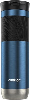 Contigo Byron 2.0 - Taza de viaje de acero inoxidable, tapa SNAPSEAL, arándano, 24 onzas