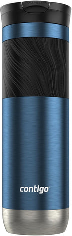 Contigo Byron 2.0 - Taza de viaje de acero inoxidable, tapa SNAPSEAL, arándano, 24 onzas
