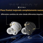 KZ ZST PRO X - Auriculares con monitor intrauditivo, 1BA 1DD híbrido con cable para juegos, sonido de graves profundos, HiFi IEM para juegos, música, video, cantante, músico, batería (sin micrófono