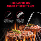 Mando a distancia inalámbrico digital Thermopro TP20, cocción de alimentos, termómetro de carne, termómetro con sonda dual para barbacoa parrilla, ahumador