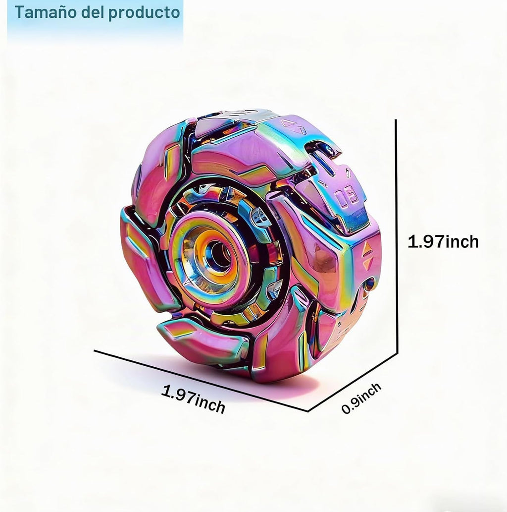 Stress Relief metal Fidget Spinner para Adults, EDC Fidget Spinner con Open Armor Design & Smooth Spin. Cool Fidget Toy para Teens & Adults(Dazzling Colors)