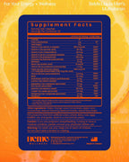 BeMe Multivitaminas líquidas para hombres, 10.5 Fl Oz, Naranja - Hombre