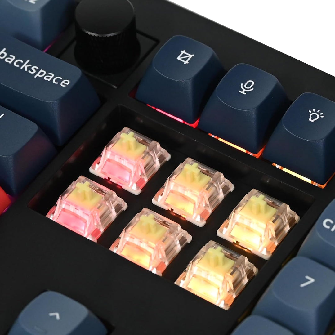 Keychron V6 Max - Teclado mecánico inalámbrico personalizado, Bluet...