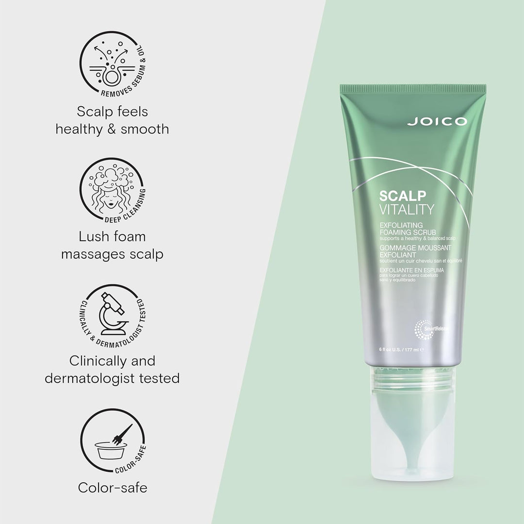 Joico Exfoliante exfoliante Scalp Vitality | Apoya un cuero cabellu...
